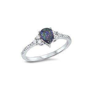 Sterling Silver Mystic Topaz Ring – Size 5 (Sample Piece)